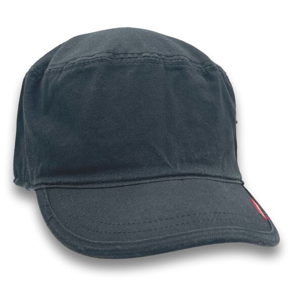 Army Cadet Hat Distressed Round Top BDU Baseball Castro Cap With Zippered Pocket - Picture 8 of 9